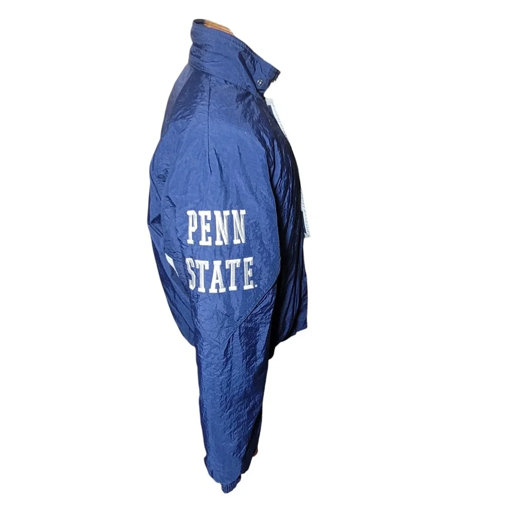 Vintage 90s Nike Penn State Nittany Lions Puffer Jacket Mens Size‎ Medium Blue